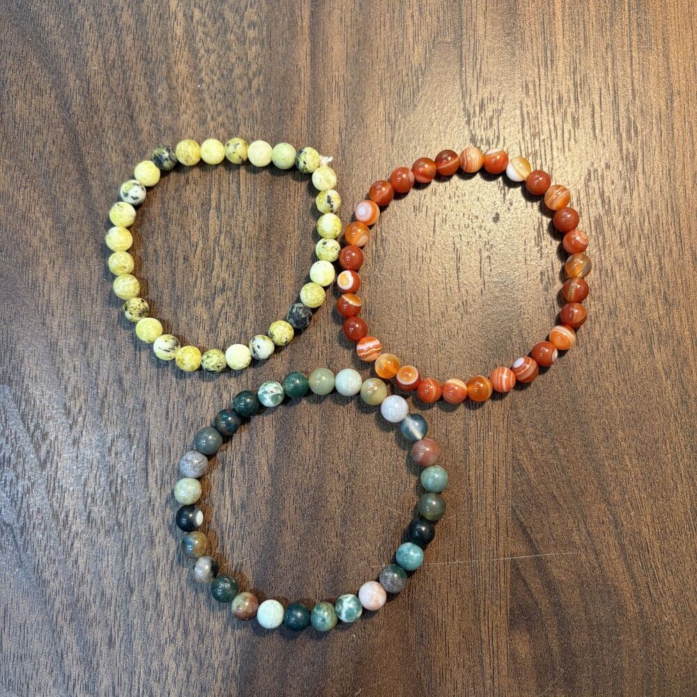 3 Stone Bracelets